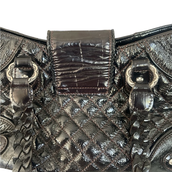 BRIGHTON Elegant Black Quilted Women's Bag - Picture 6 of 14